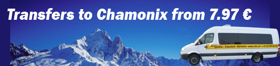 Transfers to Chamonix from 15 euro